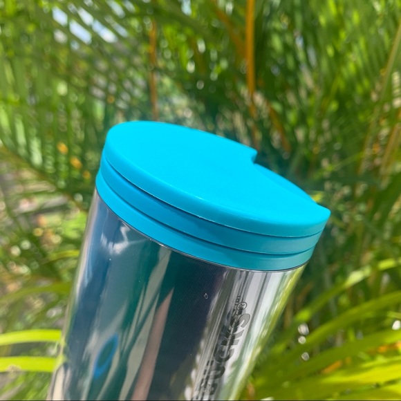 Starbucks Teal Iridescent Hot Tumbler Ombre Blue Cold Cup 16oz Insulated NWT - Picture 8 of 16